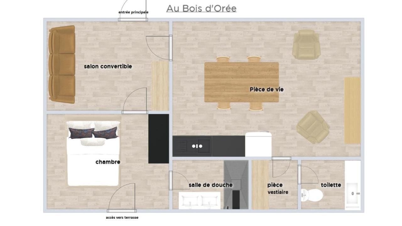 Au Bois D'Oree Lire Ngoại thất bức ảnh